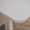 Blat biurka uniwersalny 120x60x18 cm Biały